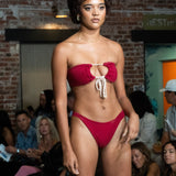 Abrazo Wide-Strap Tie Tube Top