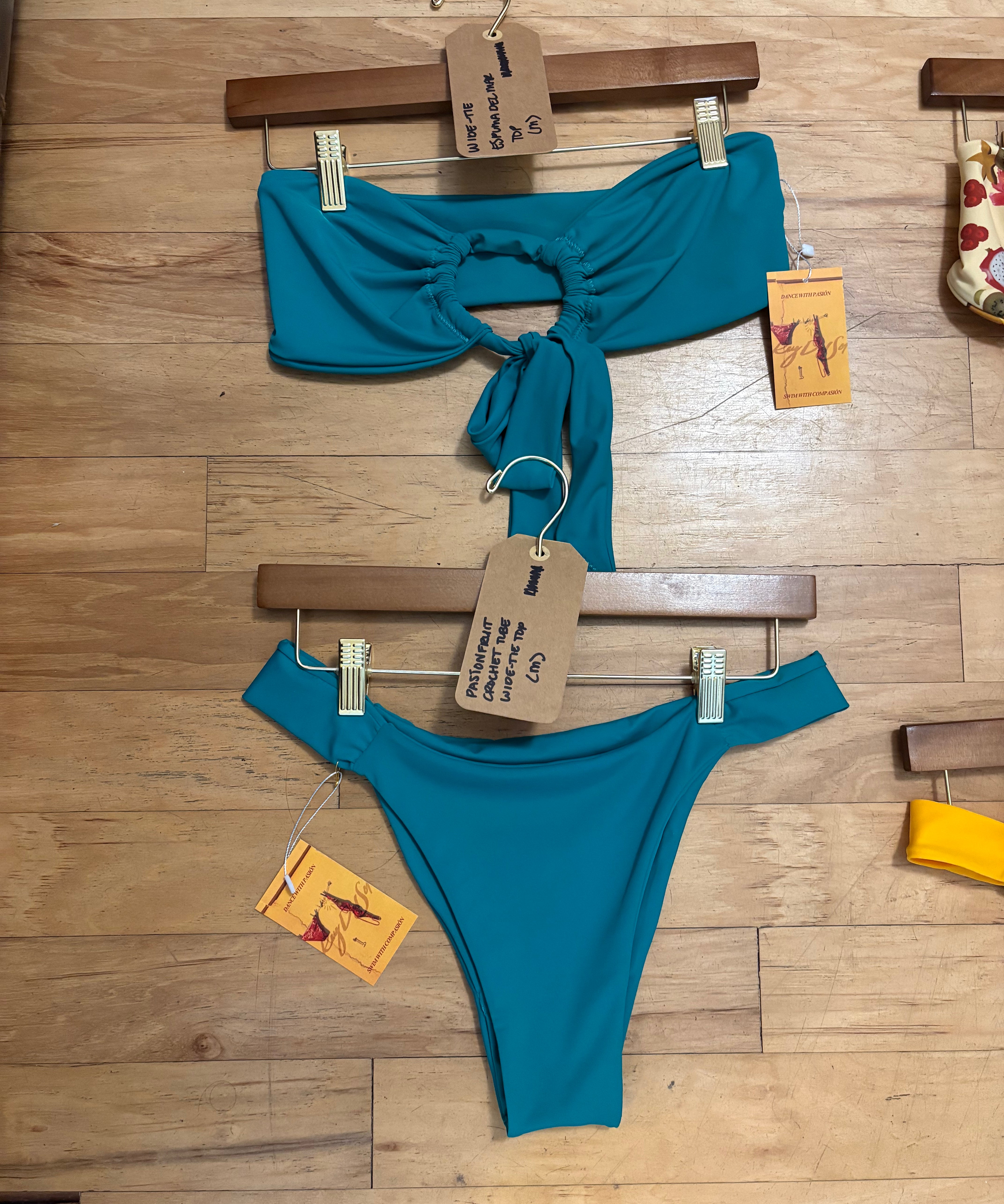Canela Wide-Strap Bottoms
